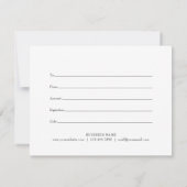 kerstcadeaubonnen bedankkaart (Achterkant)