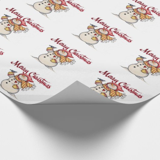 kerstcadeaubonnen en vrolijk kerstfeest cadeaupapier (Hoek)
