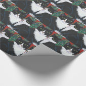 kerstcadeaubonnen, kattenpakpapier cadeaupapier (Hoek)