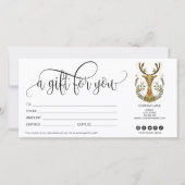 kerstcadeaubonnen met kerstcadeaubon volkskunst (Voorkant)