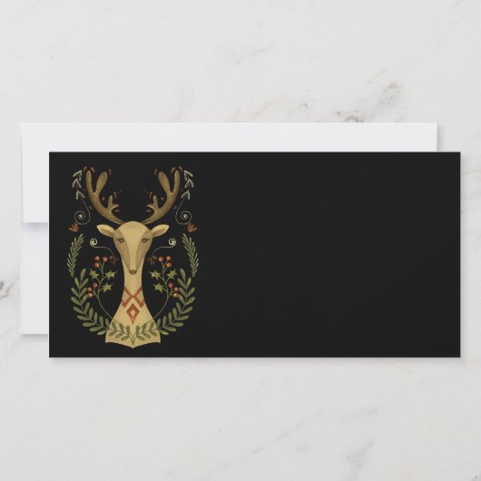 kerstcadeaubonnen met kerstcadeaubon volkskunst (Achterkant)