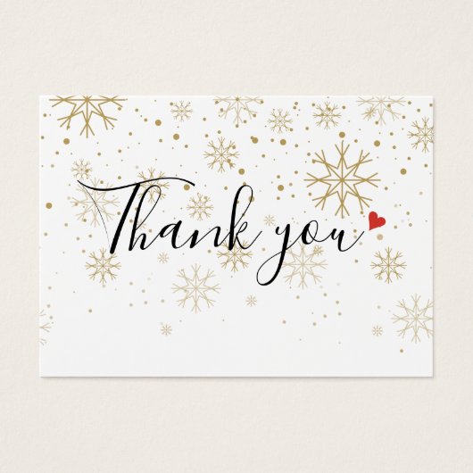 kerstcadeaubonnen visitekaartje (Voorkant)