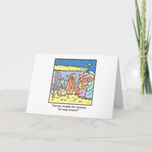 kerstcadeaubonnen voor Cartoon Feestdagen Kaart