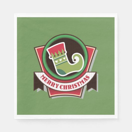 kerstcadeaubont servet (Voorkant)