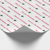 kerstcadeaubonwit en rood HAMbyWG Cadeaupapier (Hoek)