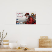 kerstcadeaubrief poster (Keuken)