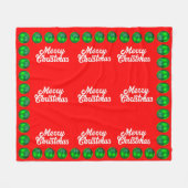 kerstcadeaudeken fleece deken (Voorkant (Horizontaal))