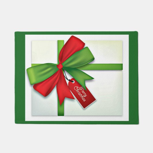 Kerstcadeaudeurmat Deurmat (Voorkant)