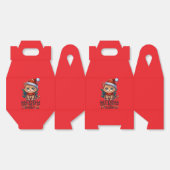 Kerstcadeaudoos met Schattige kattenontwerp - Perf Bedankdoosjes (Ongevouwen)