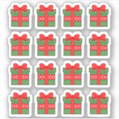 Kerstcadeaudoos Vakantiedecoratie Bujo Planner Sticker (Voorkant)