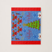 kerstcadeaudoos voor kinderen lichtblauw legpuzzel (Verticaal)