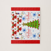 kerstcadeaudoos voor kinderen wit legpuzzel (Verticaal)