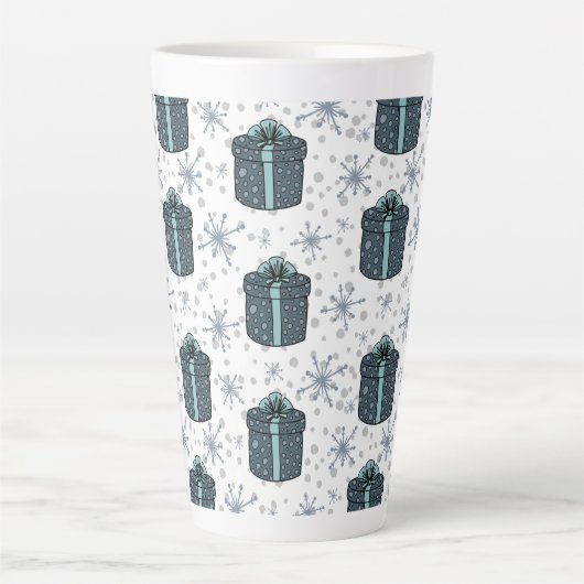 kerstcadeaudozen latte mok (Voorkant)