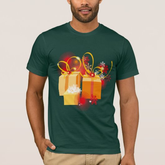 kerstcadeaudozen t-shirt (Voorkant)