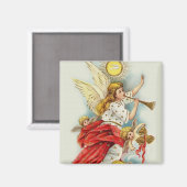 kerstcadeauengelen magneet (Voorkant / Achterkant)