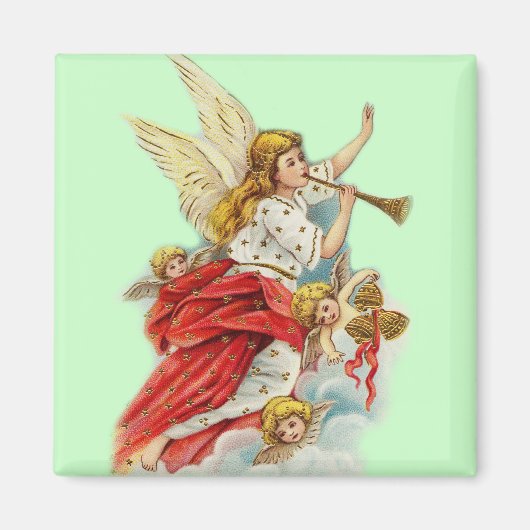 kerstcadeauengelen magneet (Voorkant)