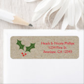 kerstcadeauetiketten met kerstcadeaubonborden voor etiket (Insitu)