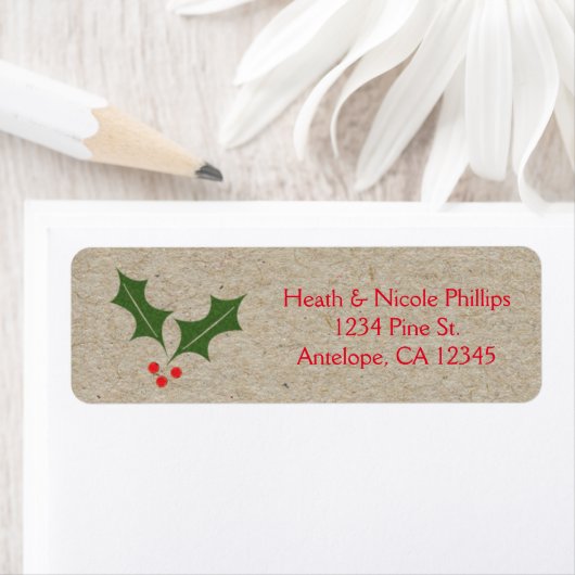 kerstcadeauetiketten met kerstcadeaubonborden voor etiket (Insitu)