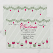 kerstcadeaufeestdag kaart (Voorkant / Achterkant)