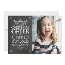 kerstcadeaufoto Chalkboard Holiday