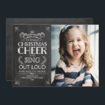 kerstcadeaufoto Chalkboard Holiday Feestdagenkaart<br><div class="desc">Kerstkheer Chalkboard Holiday-fotokaart. Zie alle rest passende stukken in dit collectie. Schrijf me in mailme@mistyqe.com voor citaten op andere passende stukken of aanpassingsverzoeken.</div>