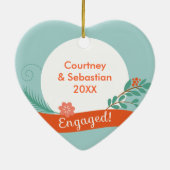 kerstcadeaufotoornament keramisch ornament (Achterkant)