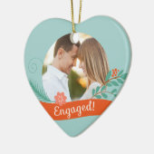 kerstcadeaufotoornament keramisch ornament (Links)