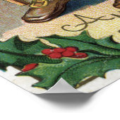 kerstcadeaugebouwSanta Building Sled Poster (Hoek)