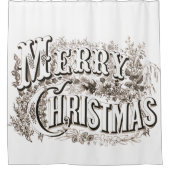  kerstcadeaugordijn voor kerst douchegordijn (Voorkant)