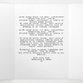 kerstcadeauhond en boom op maat drieluik wenskaart (Binnenkant midden)