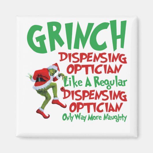 Kerstcadeauideeën - Naughty Dispensant Opticien Magneet (Voorkant)