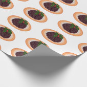 kerstcadeauillustratie cartoon cadeaupapier (Hoek)