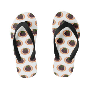 kerstcadeauillustratie cartoon kinder teenslippers