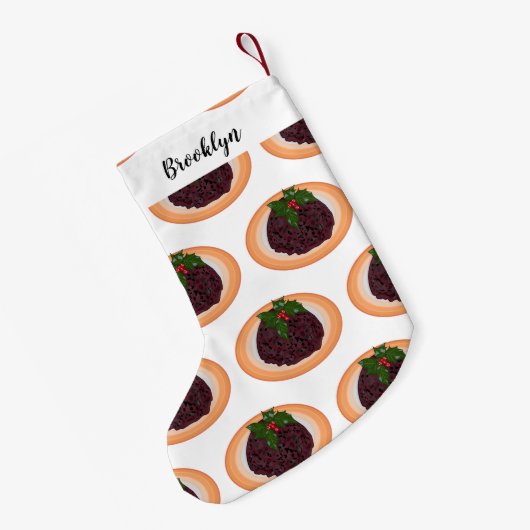 kerstcadeauillustratie cartoon kleine kerstsok (Achterkant (Hangend))