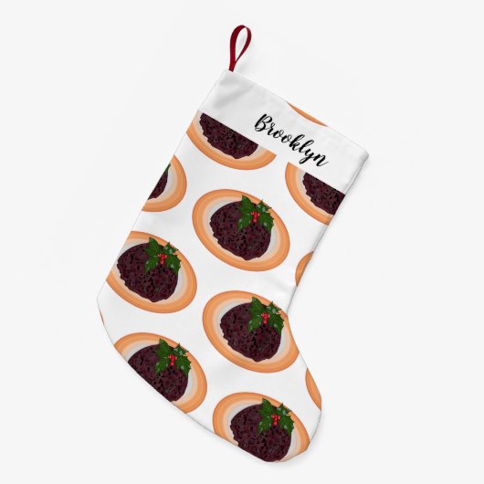 kerstcadeauillustratie cartoon kleine kerstsok (Voorkant (Hangend))