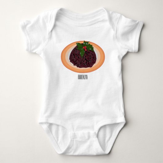 kerstcadeauillustratie cartoon romper (Voorkant)