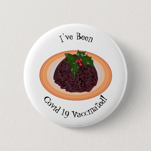 kerstcadeauillustratie cartoon ronde button 5,7 cm (Voorkant)