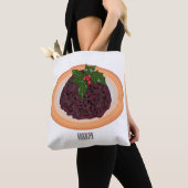 kerstcadeauillustratie cartoon tote bag (Dichtbij)