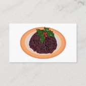 kerstcadeauillustratie cartoon visitekaartje (Achterkant)