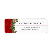 kerstcadeauillustratie etiket (Voorkant)