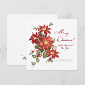 kerstcadeaukaart feestdagenkaart (Voorkant / Achterkant)