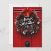 kerstcadeaukaart feestdagenkaart (Voorkant)