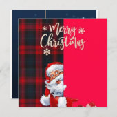 kerstcadeaukaart feestdagenkaart (Voorkant / Achterkant)