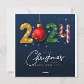 kerstcadeaukaart feestdagenkaart (Achterkant)