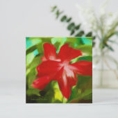 kerstcadeaukaart feestdagenkaart (Staand voorkant)