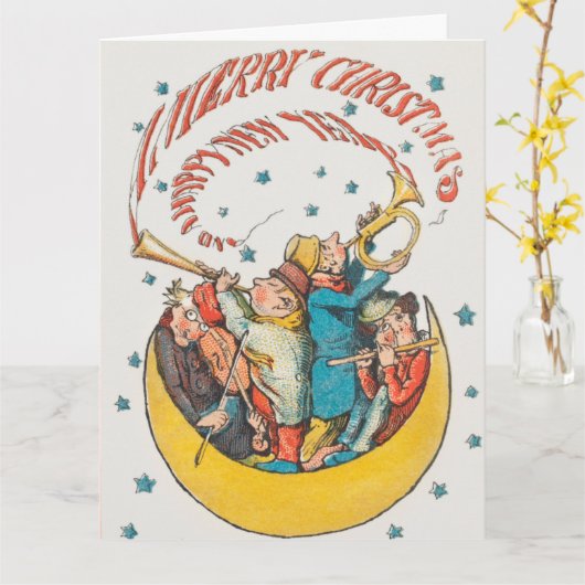 kerstcadeaukaart kaart (Gele Bloem)