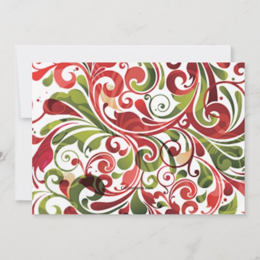 kerstcadeaukaart kaart (Achterkant)