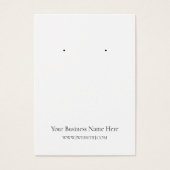 kerstcadeaukaart voor mensen met kerstcadeau visitekaartje (Voorkant)