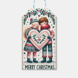 Kerstcadeaukaartjes Cadeaulabel