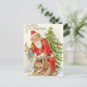 kerstcadeaukerstkerstkerstkerstkerstman feestdagenkaart (Staand voorkant)